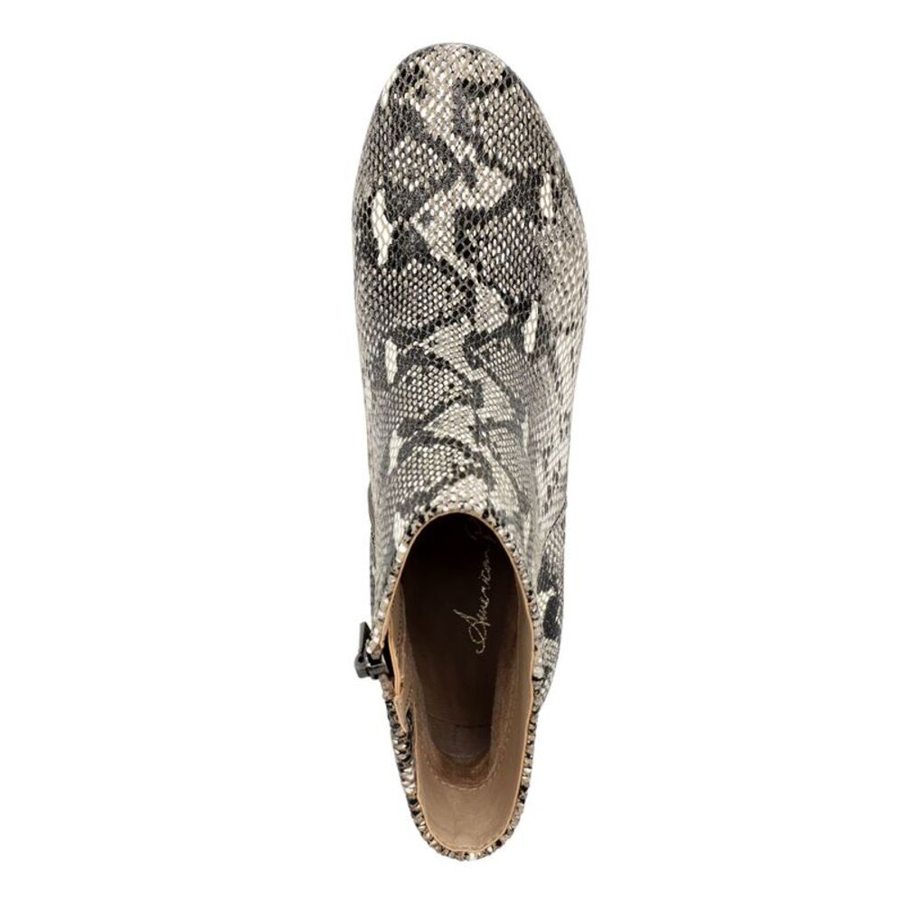 AMERICAN RAG Womens Beige Snake Skin Print Retro Hayes Leather Booties 7.5 M - Picture 3 of 4